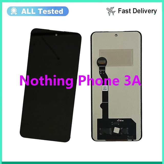 LCD-Bildschirm und Digitizer Vollbaugruppe für Nothing Phone 3A A059 in Grau - Bild 1
