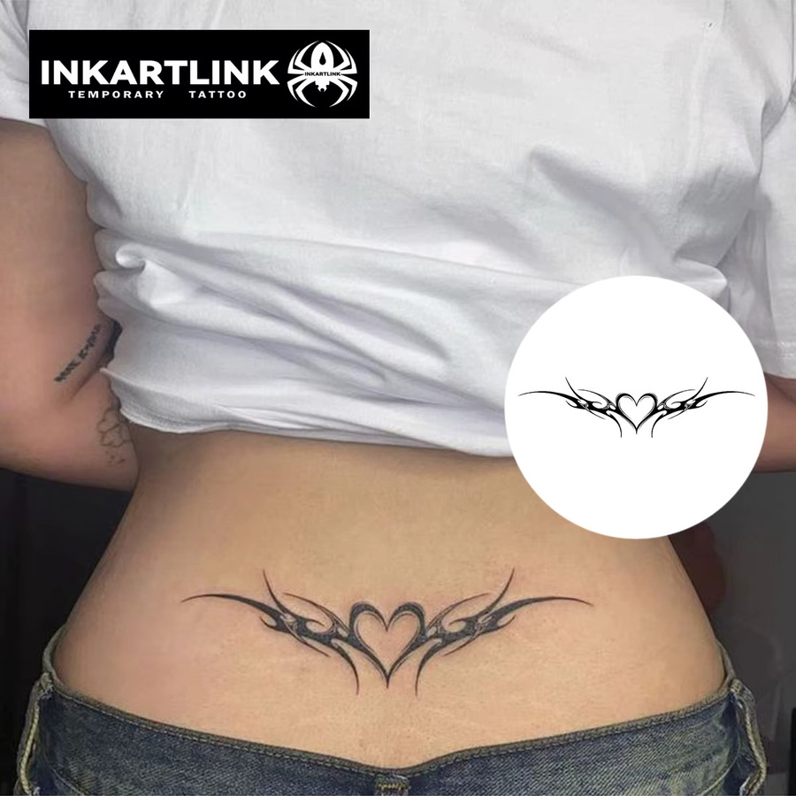 INKARTLINK Temporäre Tattoo-Aufkleber, wasserfest, semi-permanent - Bild 2