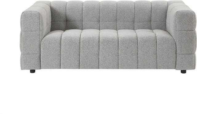 Pascal Morabito Sofa Lerici in Lichtgrau mit Bouclé-Stoff und Armlehnen - Bild 1