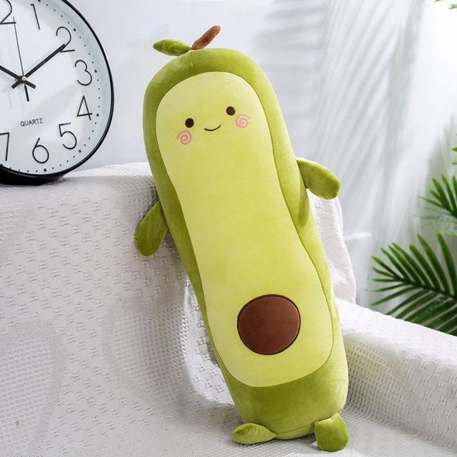 Linyi toy Kawaii Frucht Avocado Puppe, Plüschtier, Grün, ab 14 Jahre - Bild 1