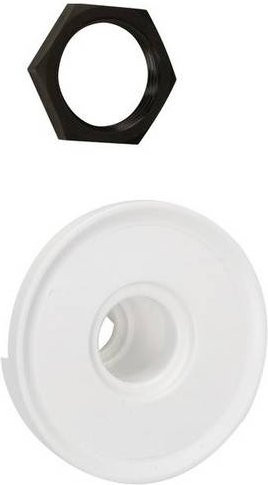 Hager Adapter für Vierkant 8mm IP54 Standardschliessung aus Kunststoff in Weiß - Bild 1