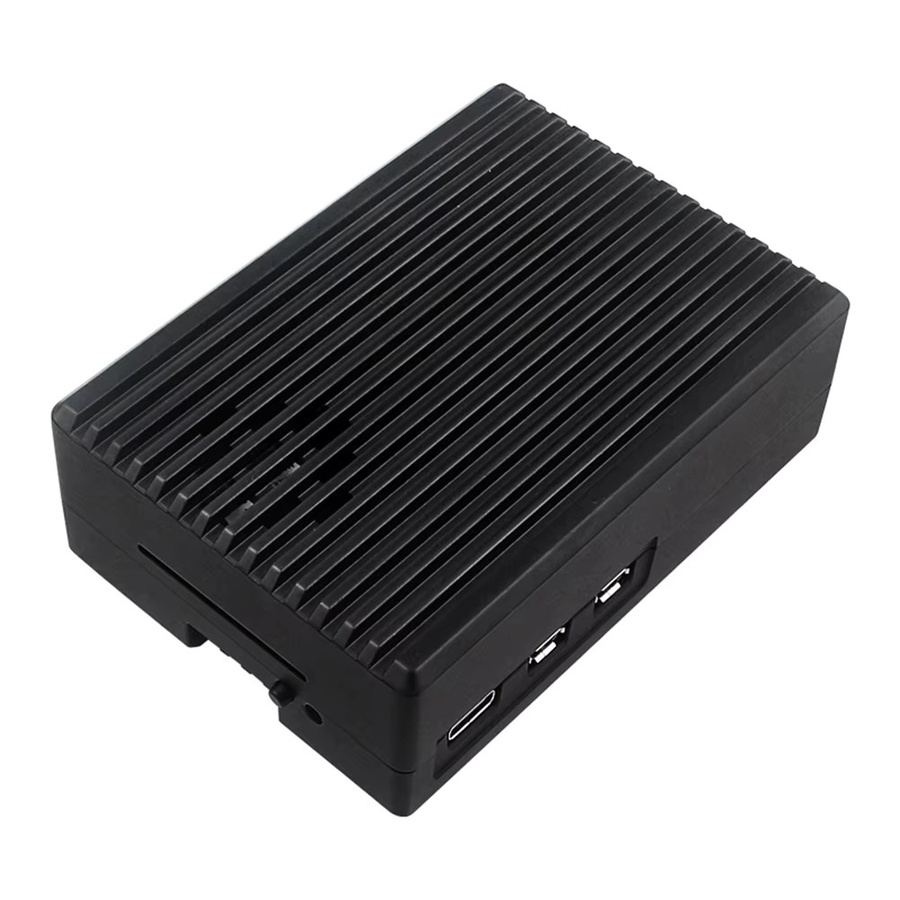 APWIKOGER Aluminiumgehäuse mit Aktivkühler und Lüfter für Raspberry Pi 5, Schwarz - Bild 4
