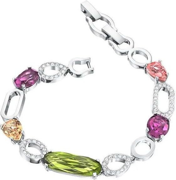 Swarovski Armband, Kristall, Silber, Damen, Multicolor - Bild 1