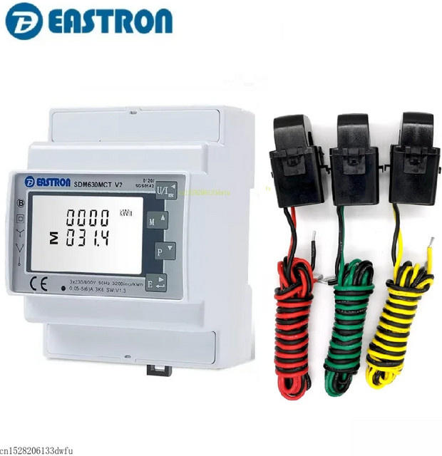 Eastron Smart Meter DDSU666 DTSU666 SDM630MCT V2 SDM230 für DEYE Growatt Solis Inverter zur Vermeidung von Rückspeisung (Anti Backflow) - Bild 1