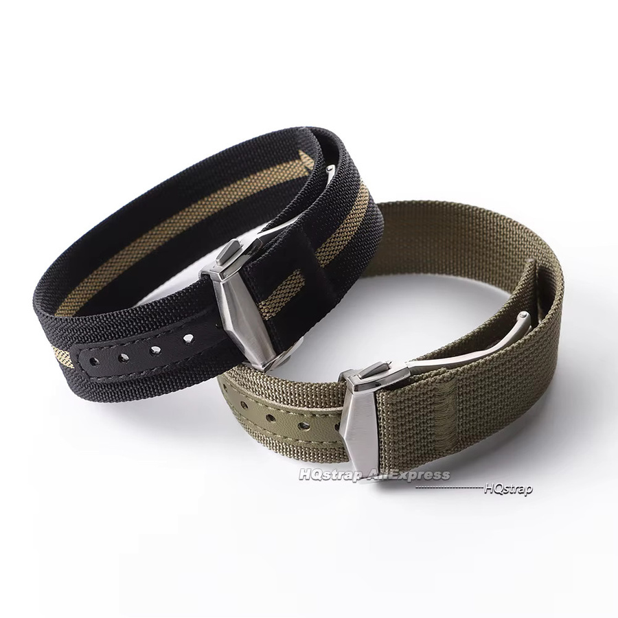 HQstrap Uhrenarmband Nylon, 20 mm, 22 mm, Unisex, Bunt - Bild 2