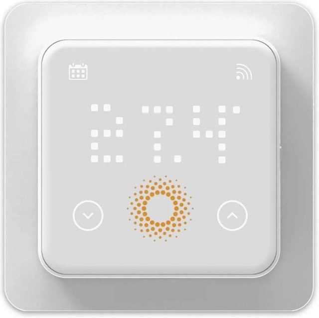 WARMON Thermostat TS 500 WiFi in Weiß mit Display und App-Steuerung - Bild 1