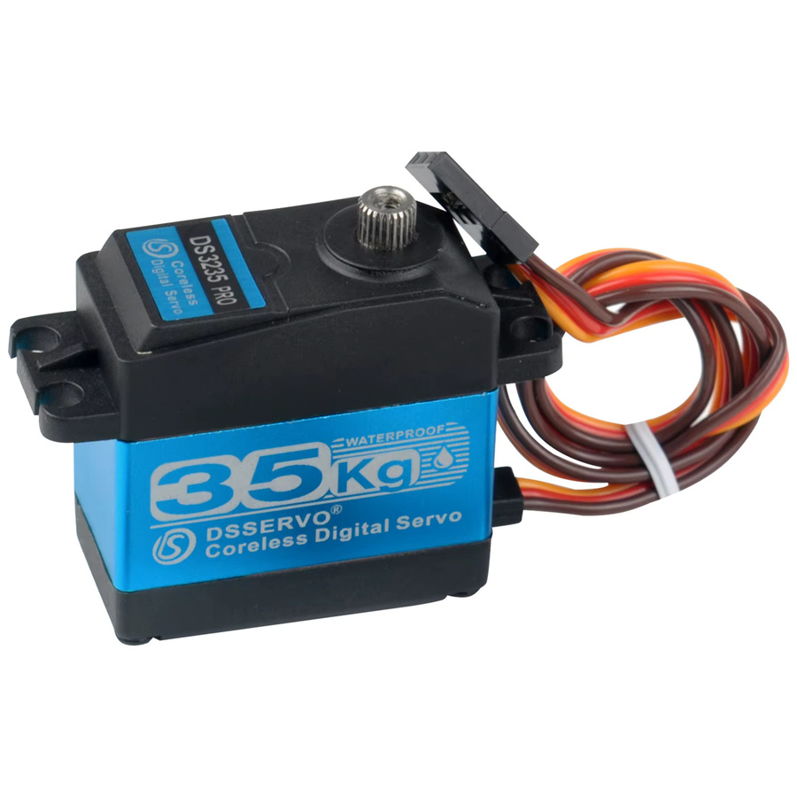 wishiot Digitaler Servo-Kernlosmotor, Stahlgetriebe, Metall, Zubehör - Bild 2