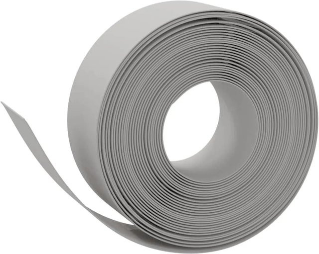 vidaXL Rasenkanten aus Polyethylen in Grau, 3 Stück à 10 m, Höhe: 20 cm - Bild 1