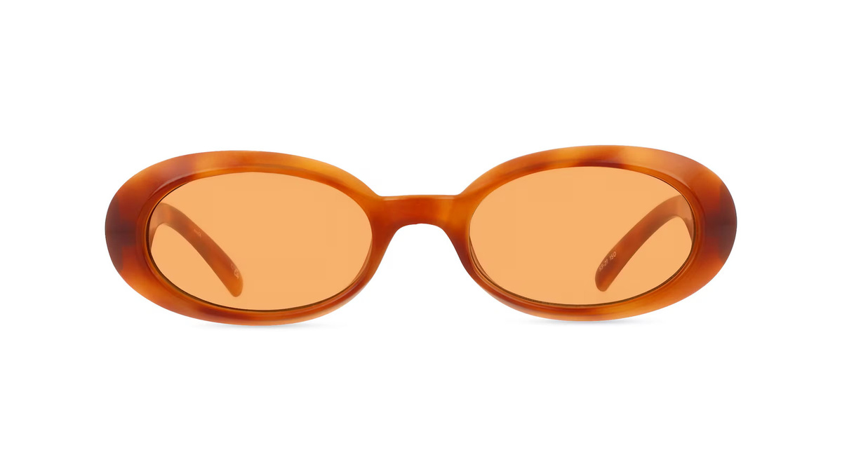 Le Specs LSP2552145 Sonnenbrille, Vollrand, Oval, Kunststoff, Unisex, braun orange - Bild 1