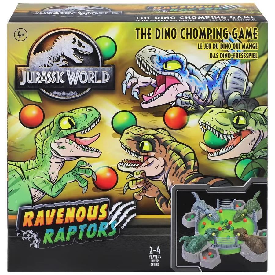 Disney Jurassic World Ravenous Raptors The Dino Chomping Game, Spielset, Actionfigur - Bild 6