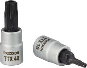 Proxxon TX-Einsatz T 20 Schraubendreher-Bit 1/4 Zoll aus Edelstahl in Silber - Bild 1