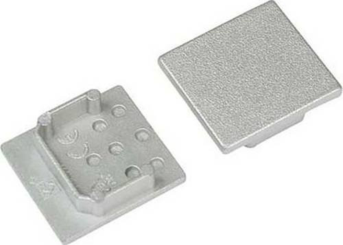 Brumberg Endstück aus Aluminium in Silber, B: 23 mm, H: 25 mm - Bild 1