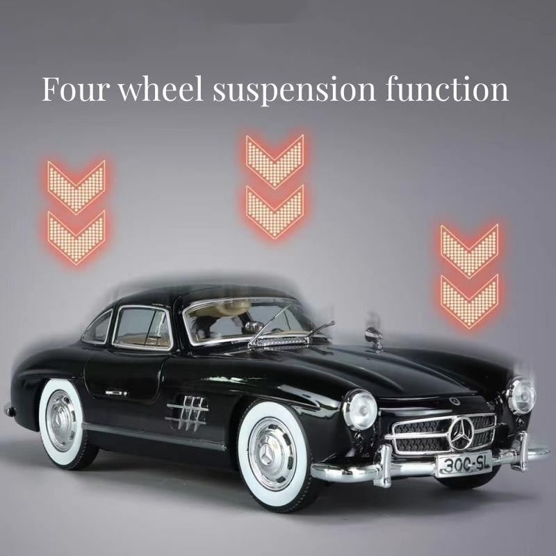 JJRC Mercedes Benz 300SL Oldtimer Automodell 1:24 Legierung grün - Bild 1