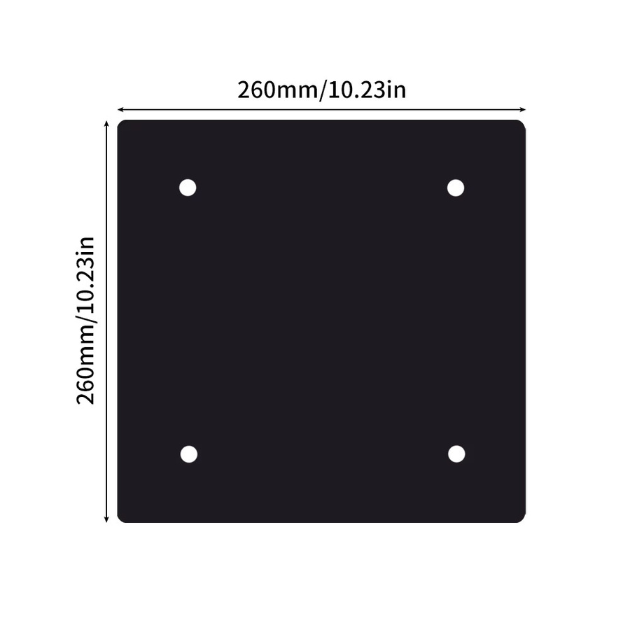 Anycubic Ersatzteil-Set für Kobra S1/S1C mit 8 mm Aluminiumplatte, Stahlblech, 1,5 mm Aufkleber und Silikonheizung - Bild 4
