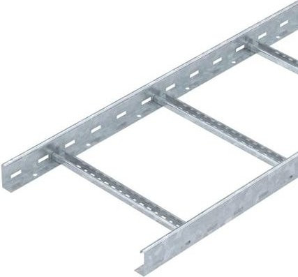 OBO Bettermann Kabelleiter 6208570 in Silber, B/H/L: 40,0 x 6,0 x 300,0 cm - Bild 1