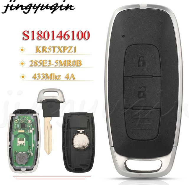 Jyq Remote Smart Car Key 433MHz 4a für Nissan Kicks X-Trail Rogue Ariya in Schwarz - Bild 1