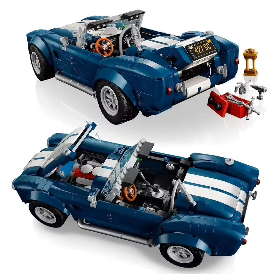 GSF Shelby Cobra Sportwagen, Modellbausatz, 1241 Teile - Bild 4