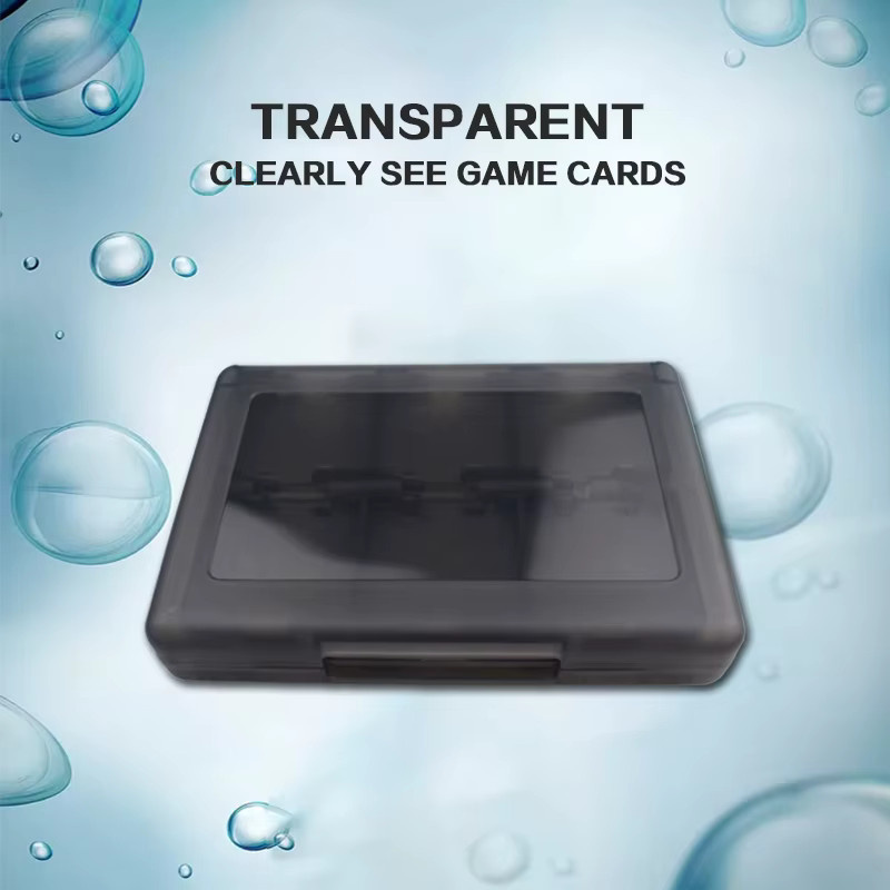 DATA FROG 24-Fach Spielkarten-Aufbewahrungsbox für 3DS und DS Serie, tragbare PP-Hülle in Weiß Transparent mit SD TF und Stylus-Aufbewahrungsfächern - Bild 4