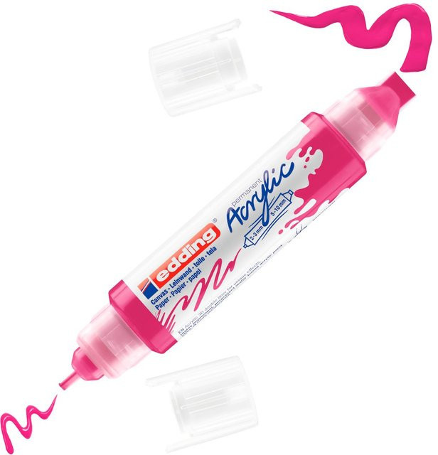 edding 5400 Acryl 3D Double Liner in Telemagenta Pink - Bild 1