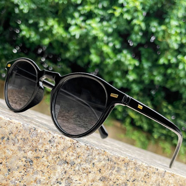 CRIXALIS Sonnenbrille, rund, Vollrand, Kunststoff, Schwarz, Unisex - Bild 1