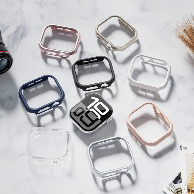Apple Uhrenzubehör Abdeckung, Kunststoff, Silber, Unisex - Bild 1
