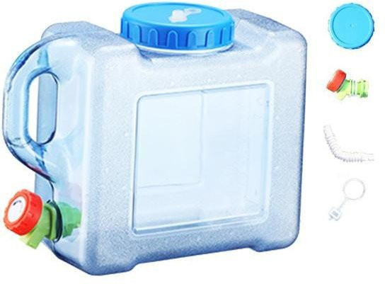 Ideal World Tragbarer Wasserspeicherbehälter für Outdoor und Camping, Weiß, 5-25 l - Bild 1