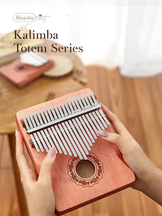 Hluru Kalimba Daumenklavier, 17/21 Tasten, Musikinstrument - Bild 4