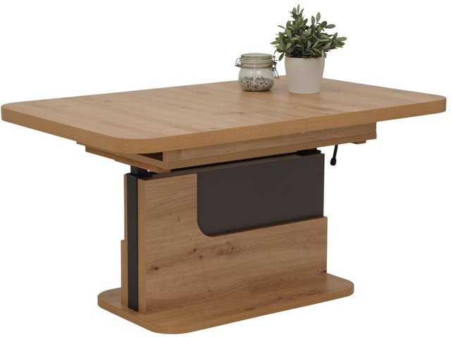 Couchtisch Hela in Eiche Artisan Nachbildung und Anthrazit mit modernem Design, B/H/T: 110 x 58 x 70 cm - Bild 1