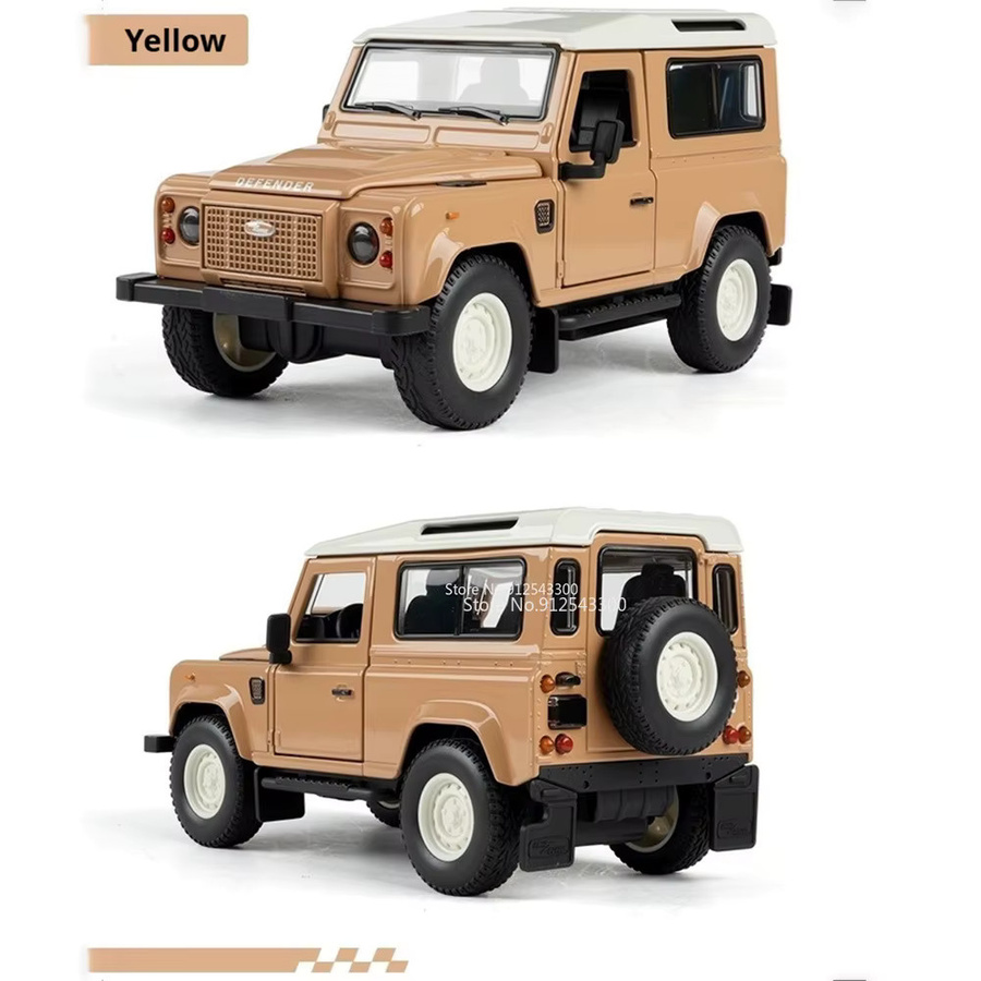 RMZ city Land Rover Defender Modellauto, 1:32, Metall, Gummireifen - Bild 5