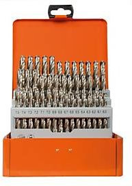 Projahn Spiralbohrer-Set TURBO HSS-G, 41-teilig, Ø 6–10 mm in orangefarbener Bohrerkassette - Bild 1