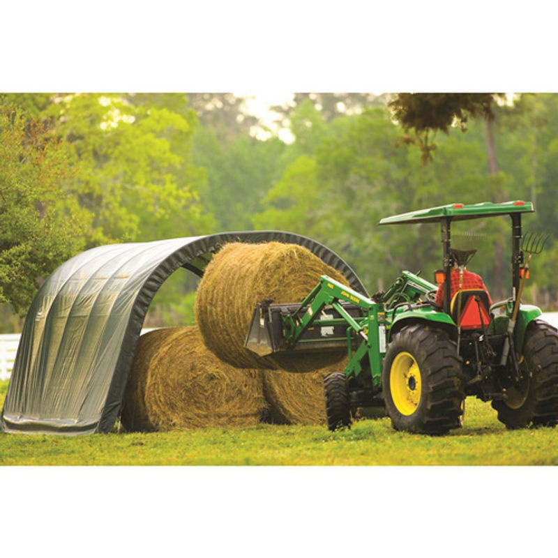 Shelter Logic Weidezelt Run-In-Shed Weideunterstand, Farbe: Grün, B/T/H: 610 x 370 x 250 cm - Bild 6