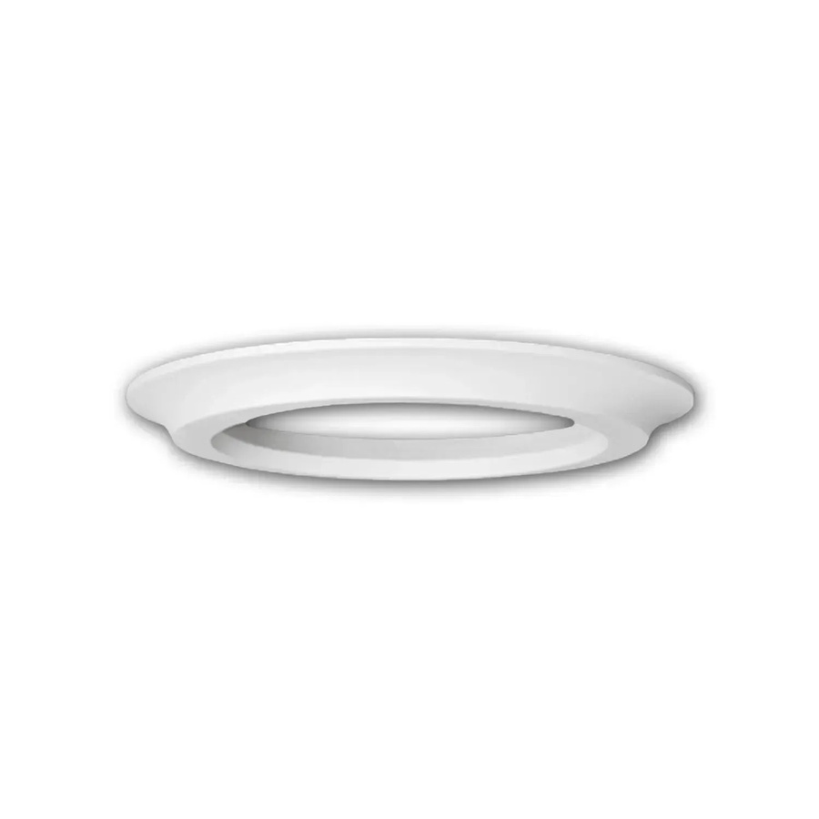 PROFHOME Vollsäulen Ring Säule Zierelement in Weiß, Höhe: 28 cm, Durchmesser: 2,5 cm - Bild 1