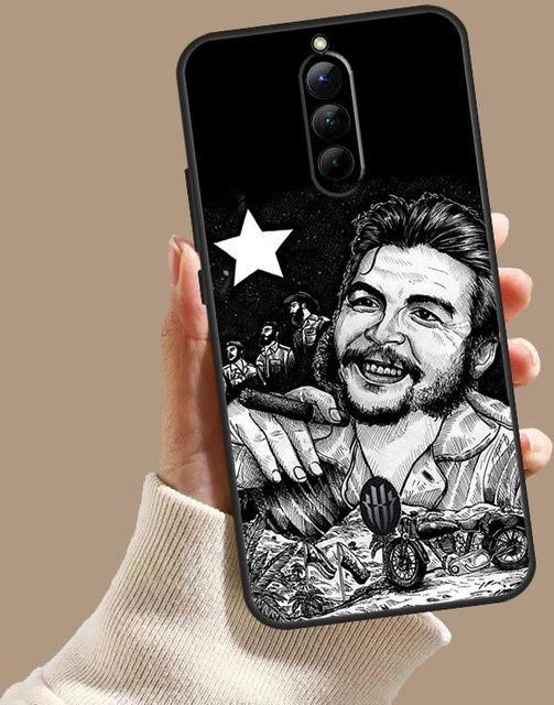 ZTE Nubia Red Magic Schutzhülle mit Che Guevara Motiv in Schwarz für verschiedene Modelle wie Red Magic 11, 10S, 9S, 8S, 8, 9, 10 Pro Plus, 7, 6S, 7S Pro 5G und Red Magic 7 - Bild 1