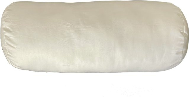 Nackenrolle SANSIBAR Bolster in Weiß aus Baumwolle und Polyester, oval - Bild 1