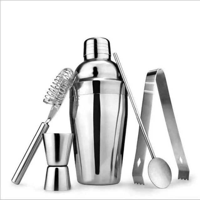 TOMTOP JMS Barkeeper Set 5-teilig aus 304 Edelstahl in Silber - Bild 1