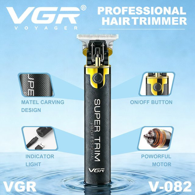 VGR Barttrimmer V-082, Schwarz, Herren - Bild 1