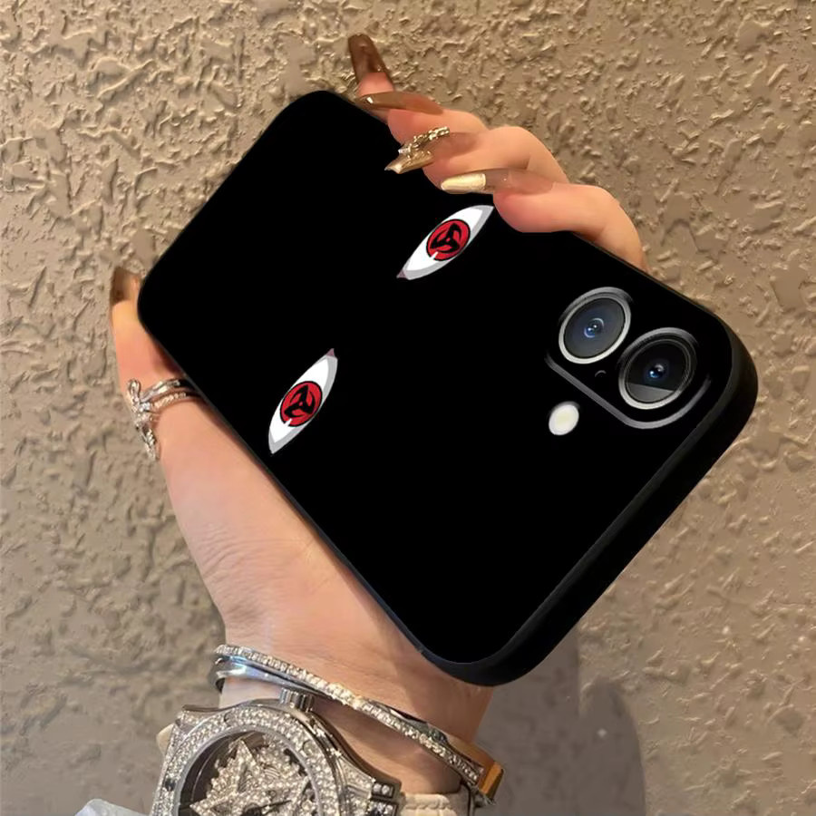 Weiche Handyhülle Naruto in Schwarz für iPhone Modelle - Bild 3