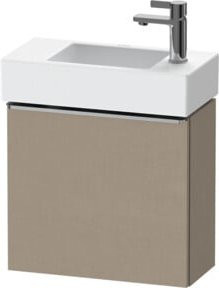 Duravit Waschtischunterschrank D-Neo beige matt mit 1 Tür, wandhängend, B/T/H: 48,4 x 22,2 x 44 cm - Bild 1