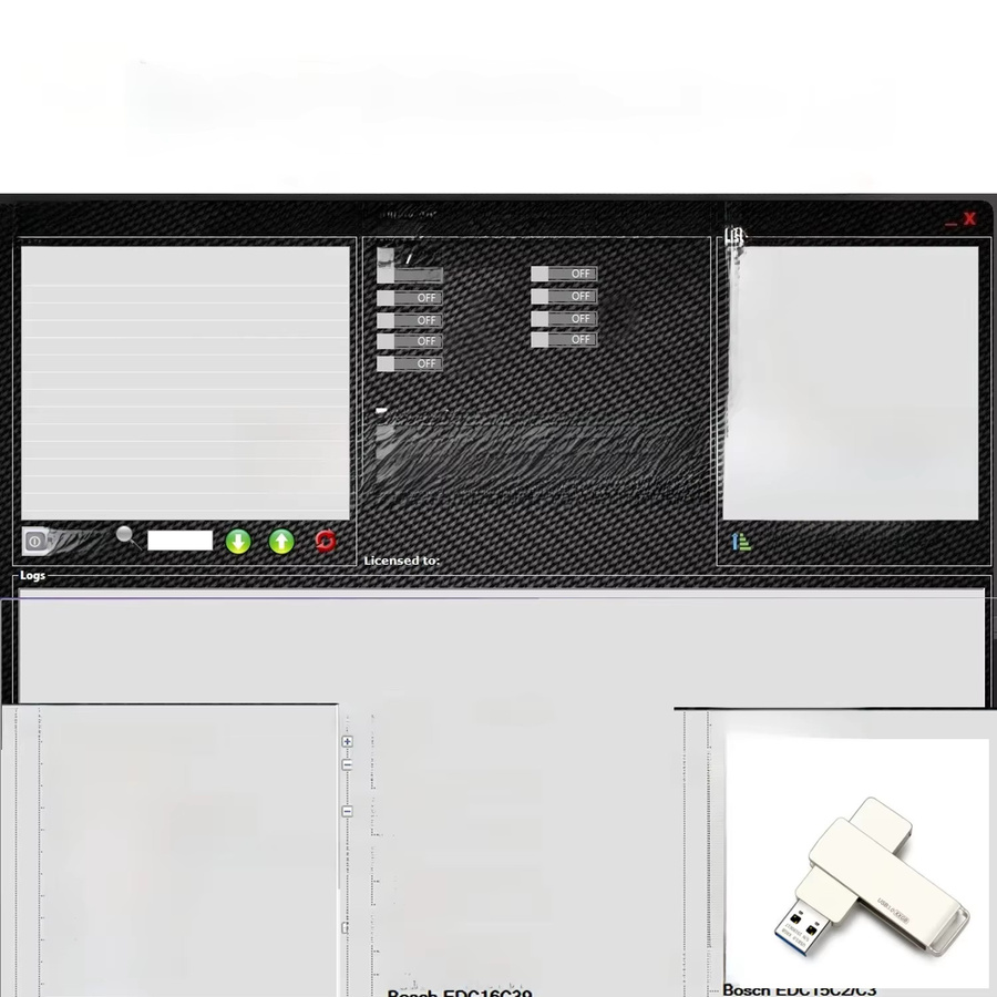 Davinci 1.0.30 Software für ECU-Reparatur und Remapping, kompatibel mit KESS/KTAG, unterstützt Windows 7/10, Farbe: Schwarz - Bild 1