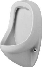 Duravit Absaug-Urinal Ben aus Keramik, Farbe: Weiß, B/H: 37 x 35 cm, Zulauf von hinten - Bild 1
