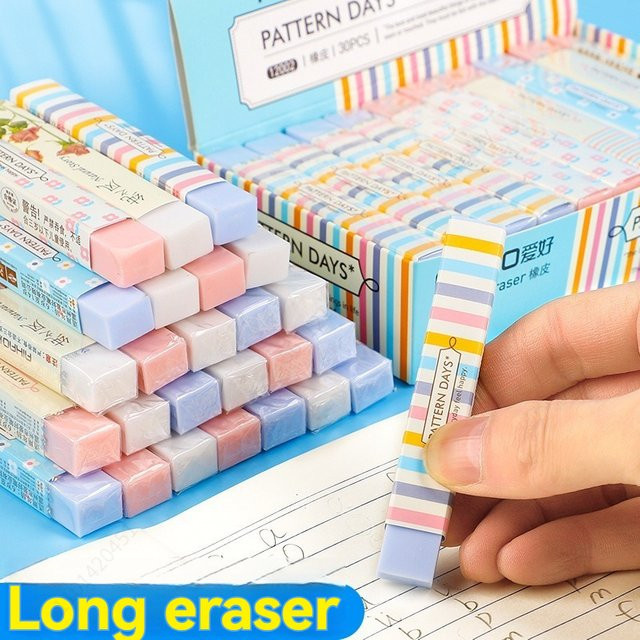 Niedliche Radiergummis mit Blumenmuster in Multicolour, Kawaii Koreanische Schreibwaren für Schule und Büro, 30 Stück - Bild 1