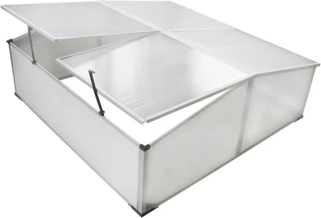 furnicato Frühbeet mit 4 Deckeln - Bild 1