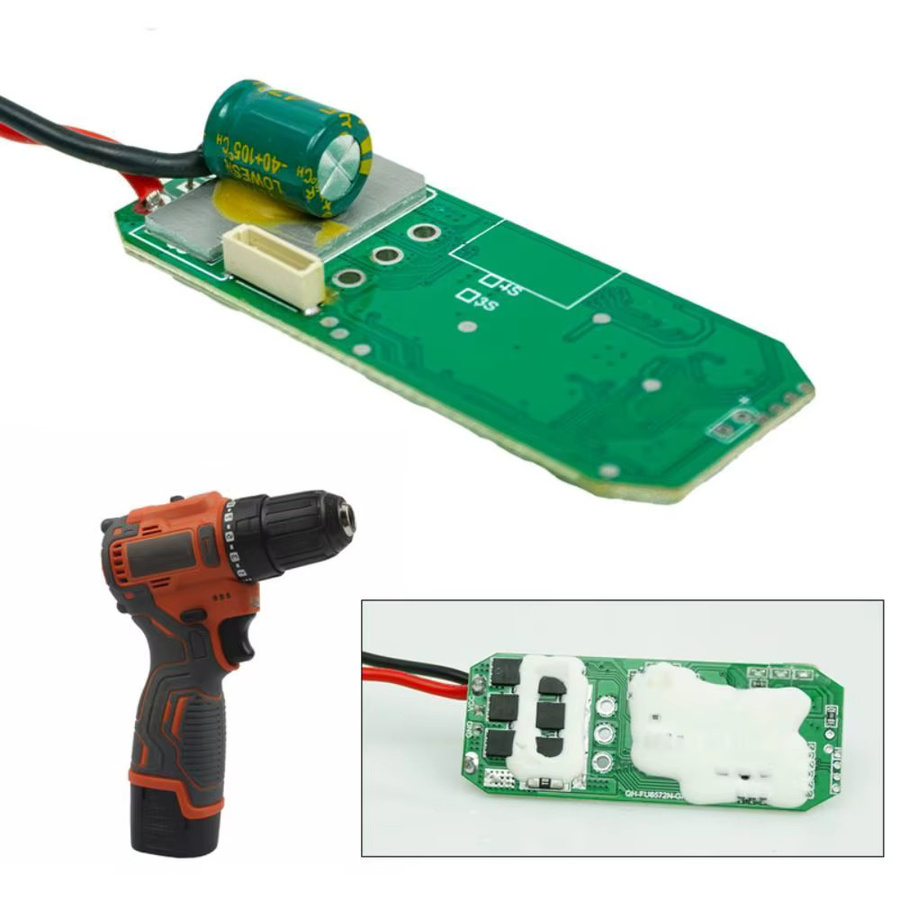 ABS Metall Platine Schutz für 16,8 V Bohrer Controller, Größe: 6,6 x 2,5 cm, Farbe: Grün - Bild 2
