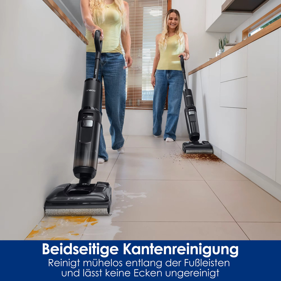 Tineco FLOOR ONE Switch S7 Stretch 5-in-1 Nass-Trockensauger und Akkusauger Set in Schwarz mit FlashDry Selbstreinigung und DualBlock Anti-Tangle Technologie - Bild 5