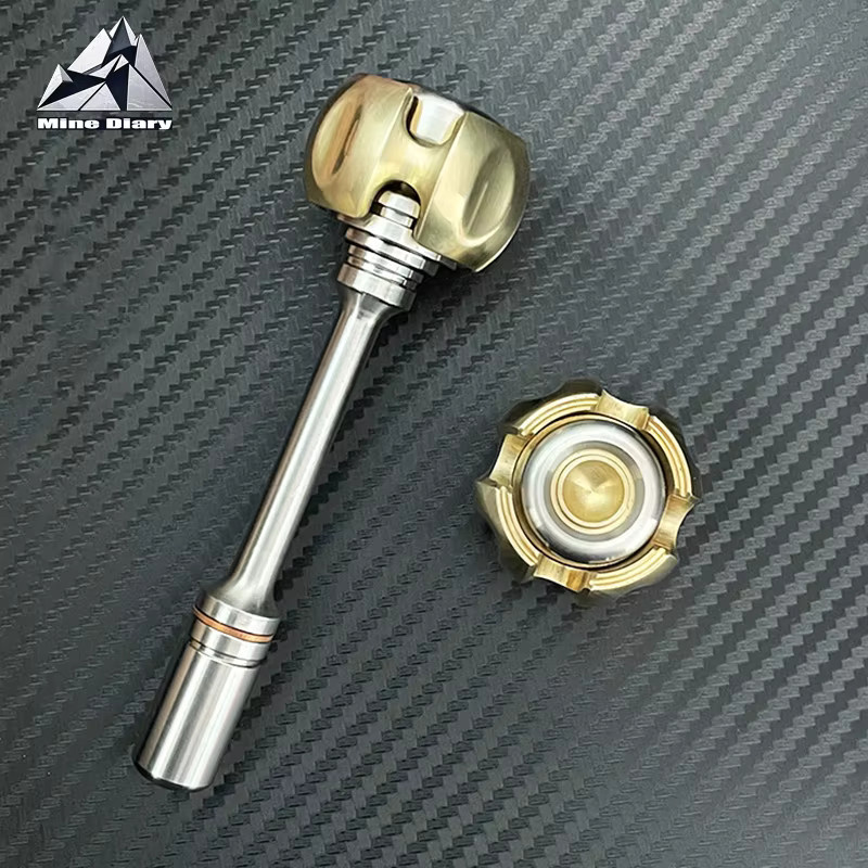 Mine Diary Fidget Spinner, Messing, EDC Fidget Spielzeug - Bild 1
