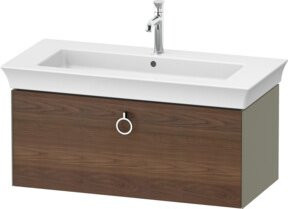 Duravit Waschtischunterschrank White Tulip in Weiß Hochglanz B/T/H: 98,4 x 45,8 x 41 cm - Bild 1