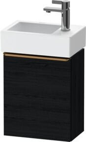Duravit Waschtischunterschrank D-Neo in Schwarz Matt mit 1 Tür, Wandmontage, B/H/T: 36,4 x 44,0 x 22,2 cm - Bild 1