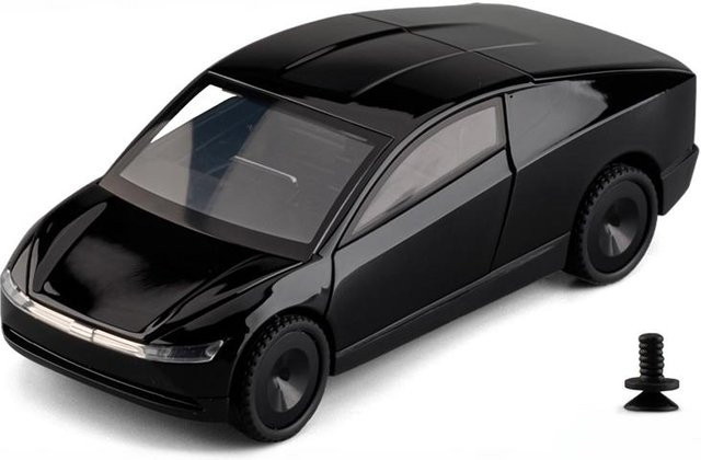 Linyi toy car Cybercab Robotaxi, Modellauto, 1:32, Metall, mit Licht und Sound - Bild 1