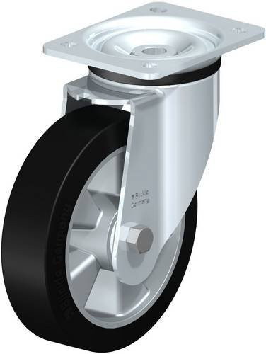 Blickle Lenkrolle LK-ALEV 180K in Schwarz/Grau mit 180mm Rad-Durchmesser und 450kg Tragfähigkeit - Bild 1
