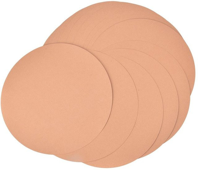 25 Stück Runde Kraftpapierblöcke von Wosawe outdoor sports in Beige zum Skizzieren und Handmalen - Bild 1